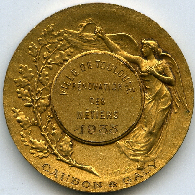 Médaille Ancienne - Association Générale Des Tissus Et Métiers Textiles A. Rivet